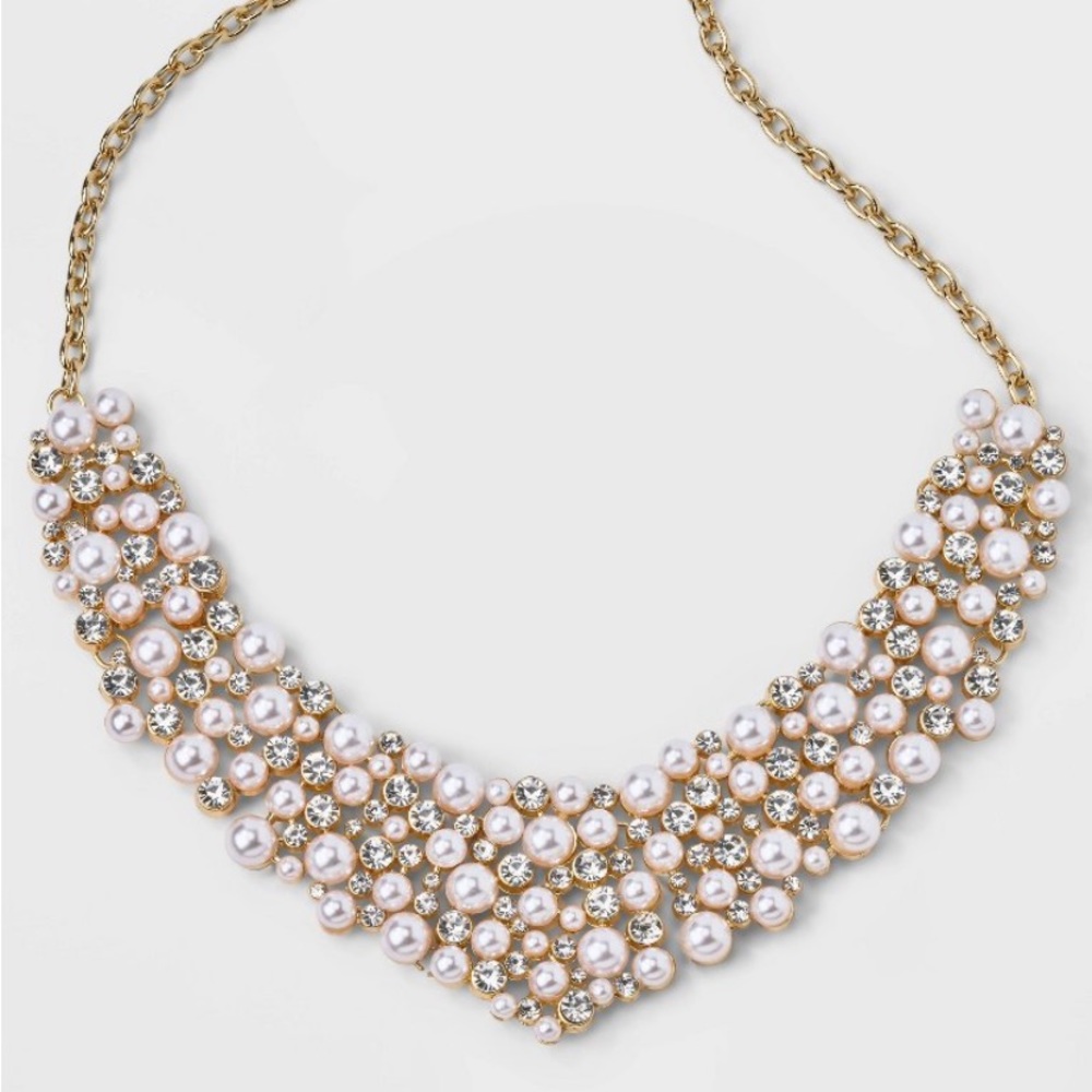 COPY - SUGARFIX by BaubleBar Pearl Statement Necklace NWT